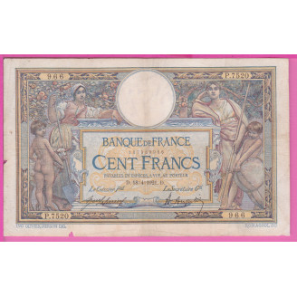 100 Francs LOM 18-04-1921...