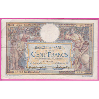 100 Francs LOM 02-06-1921...