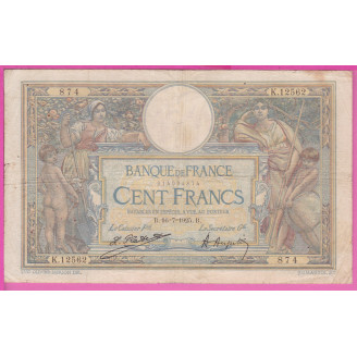 100 Francs LOM 16-07-1925...