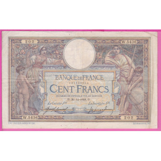 100 Francs LOM 30-12-1918...