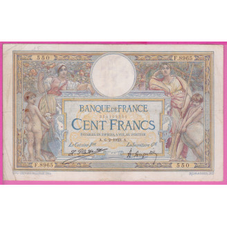 100 Francs LOM 06-02-1923...