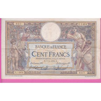 100 Francs LOM 07-02-1912...