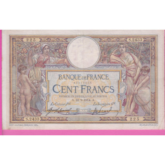 100 Francs LOM 18-09-1914...