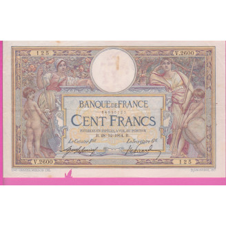 100 Francs LOM 28-12-1914...