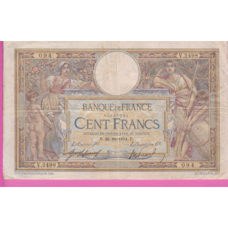 100 Francs LOM 26-10-1914...