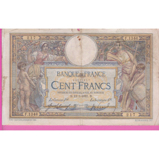 100 Francs LOM 18-07-1911...