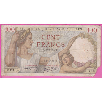 100 Francs Sully Etat B...