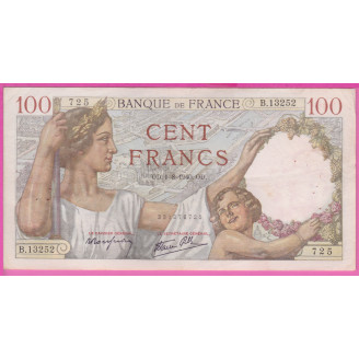 100 Francs Sully  Etat TTB+...