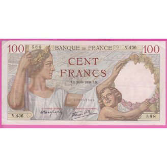 100 Francs Sully  Etat TTB+...