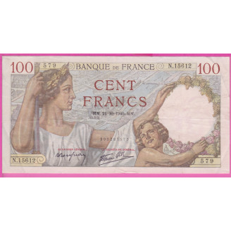 100 Francs Sully  Etat TTB+...