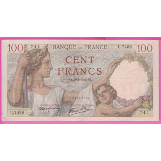 100 Francs Sully  Etat TTB...