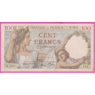 100 Francs Sully  Etat TTB...