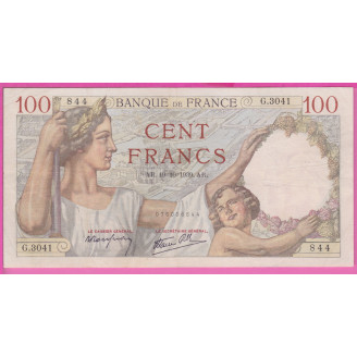 100 Francs Sully  Etat TTB...