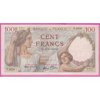 100 Francs Sully  Etat TTB...