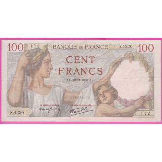 100 Francs Sully  Etat TTB...