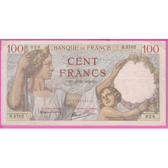 100 Francs Sully  Etat TTB...