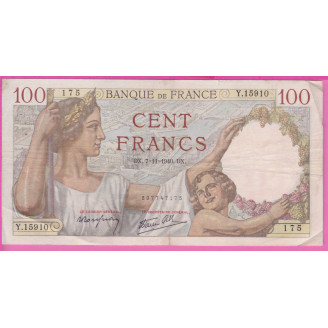 100 Francs Sully  Etat TTB...