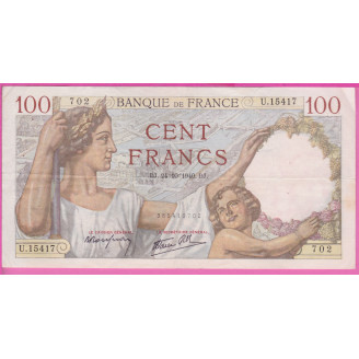 100 Francs Sully  Etat TTB...