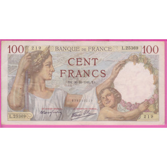 100 Francs Sully  Etat TTB...