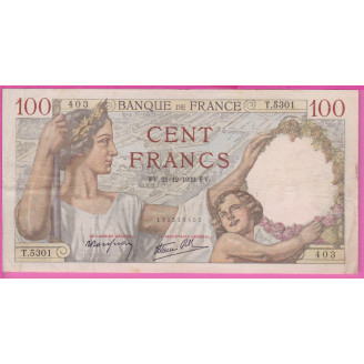 100 Francs Sully  Etat TB+...