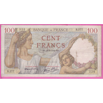 100 Francs Sully  Etat TB+...