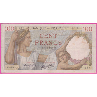 100 Francs Sully  Etat TB+...