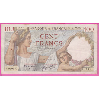 100 Francs Sully  Etat TB+...