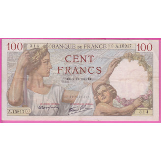 100 Francs Sully  Etat SUP-...