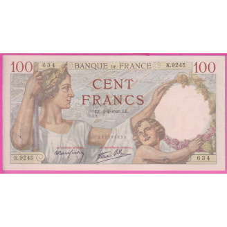 100 Francs Sully  Etat SUP...