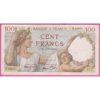 100 Francs Sully  Etat SUP...