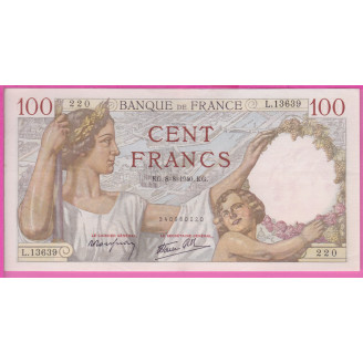 100 Francs Sully  Etat SUP...