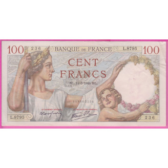 100 Francs Sully  Etat SUP...