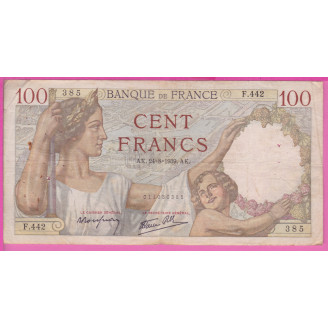 100 Francs Sully  Etat TB...