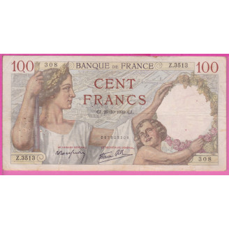 100 Francs Sully  Etat TB...