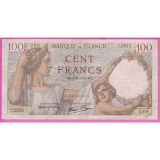 100 Francs Sully  Etat TB...