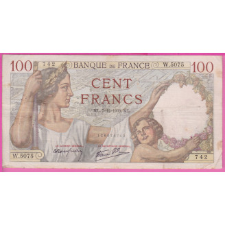 100 Francs Sully  Etat TB...