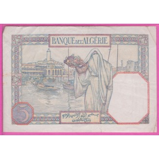Algérie P.77b TB 5 Francs...