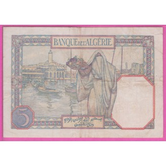 Algérie P.77b TTB 5 Francs...