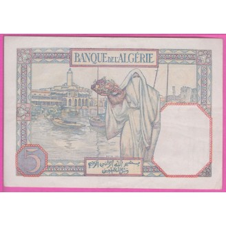 Algérie P.77b TTB 5 Francs...