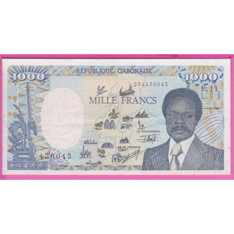 Gabon P.10b ETAT SUP 1000...