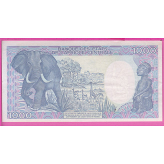 Gabon P.10b ETAT SUP 1000...