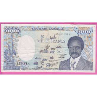 Gabon P.10a ETAT TTB- 1000...