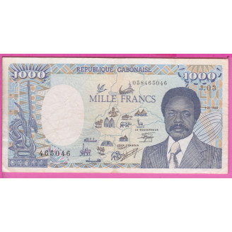 Gabon P.10a ETAT TB+ 1000...