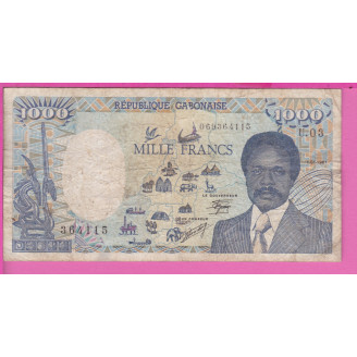 Gabon P.10a ETAT TB- 1000...