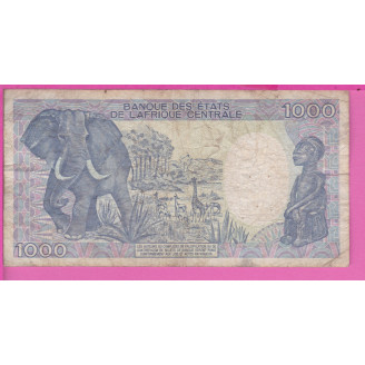 Gabon P.10a ETAT TB- 1000...