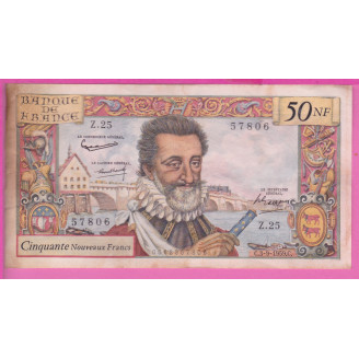 5000 Francs Henry IV Etat...