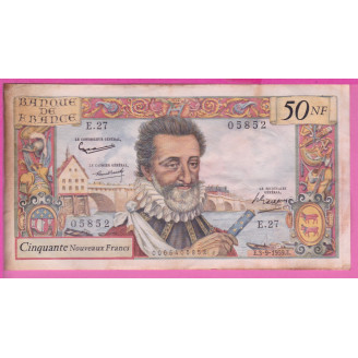 5000 Francs Henry IV Etat...