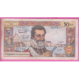 5000 Francs Henry IV Etat...