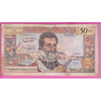 5000 Francs Henry IV Etat...