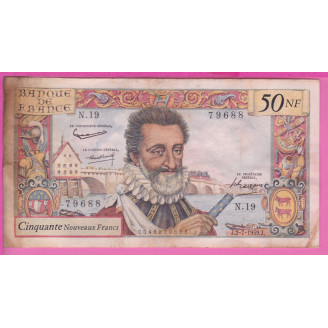 5000 Francs Henry IV Etat...